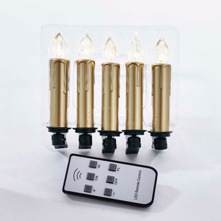 Thumbnail 2: Kurt Adler Kurt Adler Battery-Operated Taper LED Candle with Clips 