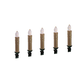 Thumbnail 6: Kurt Adler Kurt Adler Battery-Operated Taper LED Candle with Clips 