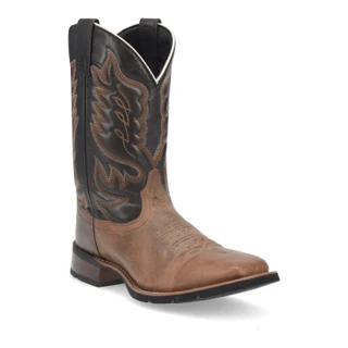 Thumbnail 2: Laredo Laredo Mens Montana Two Tone Leather Cowboy Boot 