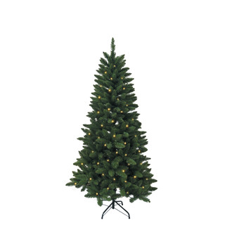 Thumbnail 2: Kurt Adler Kurt Adler 4.5-Foot Warm White Pre-Lit Christmas Pine Tree 