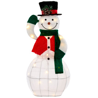 Thumbnail 2: Kurt Adler Kurt Adler 36-Inch Light Up LED Animated Snowman 