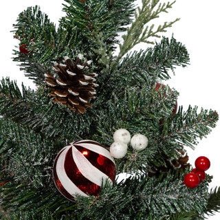 Thumbnail 12: Kurt Adler Kurt Adler 18-Inch Pinecone Tree with Burlap Base 