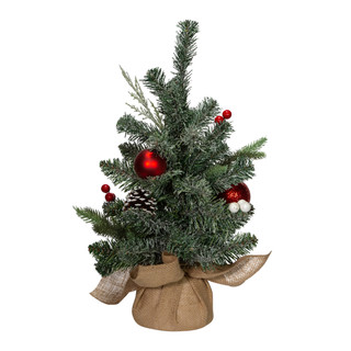 Thumbnail 2: Kurt Adler Kurt Adler 18-Inch Pinecone Tree with Burlap Base 