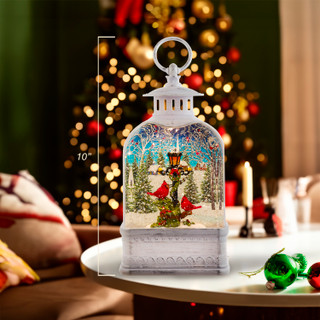 Thumbnail 16: Kurt Adler Kurt Adler 10-Inch LED Lighted Cardinal Lantern 