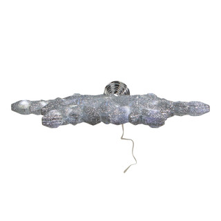 Thumbnail 6: Kurt Adler Kurt Adler 13in. 25-Light LED Glitter Snowflake Tree Topper 