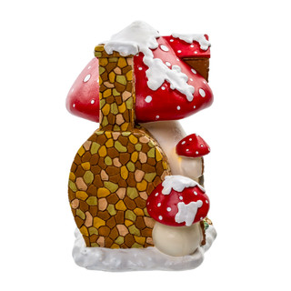 Thumbnail 4: Kurt Adler Kurt Adler 8.5-Inch Merry Little Mushroom Cottage 