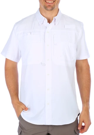 Thumbnail 1: REEL LEGENDS Reel Legends Mens Saltwater II Short Sleeve Shirt 