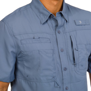 Thumbnail 3: REEL LEGENDS Reel Legends Mens Saltwater II Short Sleeve Shirt 
