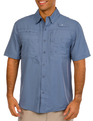 Thumbnail 1: REEL LEGENDS Reel Legends Mens Saltwater II Short Sleeve Shirt 