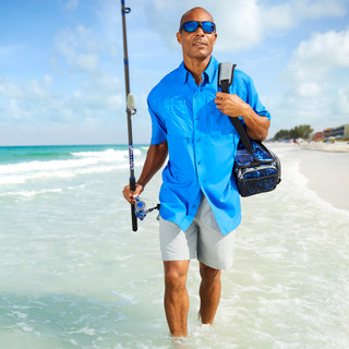 Thumbnail 5: REEL LEGENDS Reel Legends Mens Saltwater II Short Sleeve Shirt 