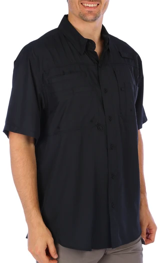 Thumbnail 2: REEL LEGENDS Reel Legends Mens Saltwater II Short Sleeve Shirt 