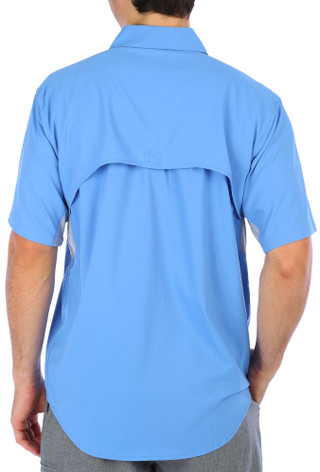 Thumbnail 3: REEL LEGENDS Reel Legends Mens Solid Mariner Short Sleeve Shirt 