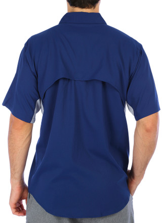 Thumbnail 3: REEL LEGENDS Reel Legends Mens Solid Mariner Short Sleeve Shirt 