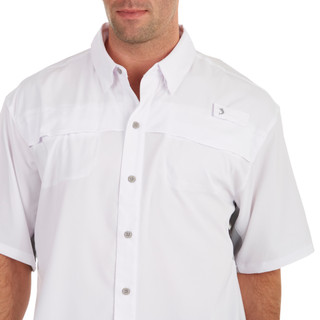Thumbnail 11: REEL LEGENDS Reel Legends Mens Solid Mariner Short Sleeve Shirt 