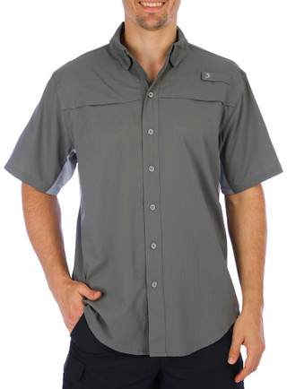 Thumbnail 1: REEL LEGENDS Reel Legends Mens Solid Mariner Short Sleeve Shirt 