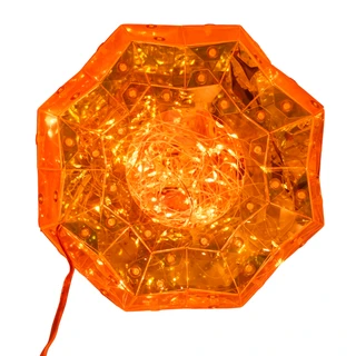 Thumbnail 12: Kurt Adler Kurt Adler 6.5 in. 100-Light LED Holographic Jack-O-Lantern 