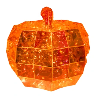 Thumbnail 4: Kurt Adler Kurt Adler 6.5 in. 100-Light LED Holographic Jack-O-Lantern 