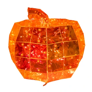 Thumbnail 6: Kurt Adler Kurt Adler 6.5 in. 100-Light LED Holographic Jack-O-Lantern 
