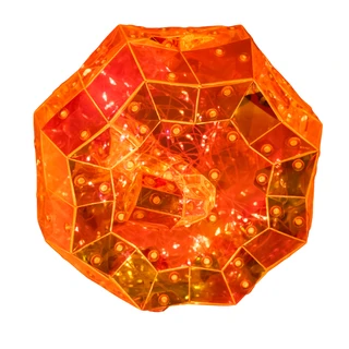 Thumbnail 10: Kurt Adler Kurt Adler 6.5 in. 100-Light LED Holographic Jack-O-Lantern 
