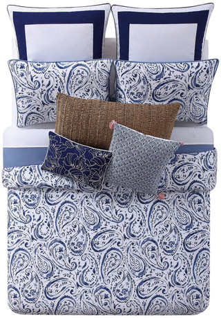 Thumbnail 8: Oceanfront Resort Oceanfront Resort Indienne Paisley Comforter Set 