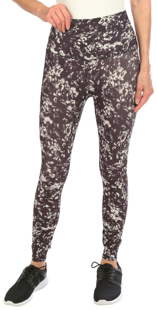 Thumbnail 1: RBX Womens 25 in. Printed Nylon Spandex Side Pocket Leggings 