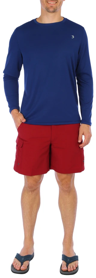 Thumbnail 5: REEL LEGENDS Reel Legends Mens Freeline Solid Long Sleeve Shirt 