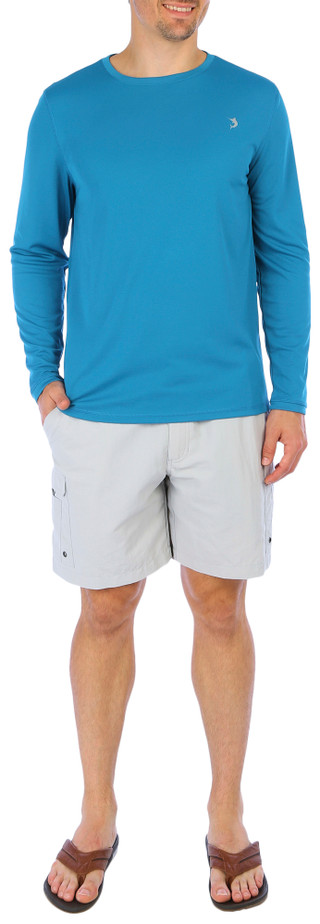Thumbnail 5: REEL LEGENDS Reel Legends Mens Freeline Solid Long Sleeve Shirt 