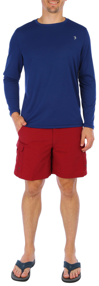 Thumbnail 5: REEL LEGENDS Reel Legends Mens Freeline Solid Long Sleeve Shirt 