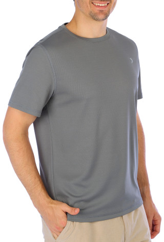 Thumbnail 3: REEL LEGENDS Reel Legends Mens Freeline Solid Short Sleeve Top 