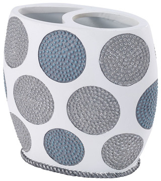 Thumbnail 1: AVANTI Avanti Dotted Circles Toothbrush Holder 