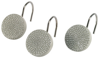 Thumbnail 1: AVANTI Avanti Dotted Circles 12-pc. Shower Curtain Hooks 