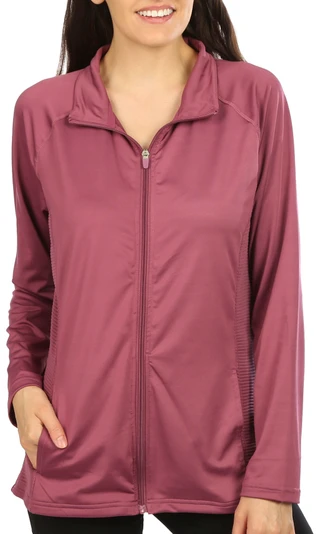Thumbnail 6: Brisas Brisas Womens Long Sleeve Zip-Up Jacket 