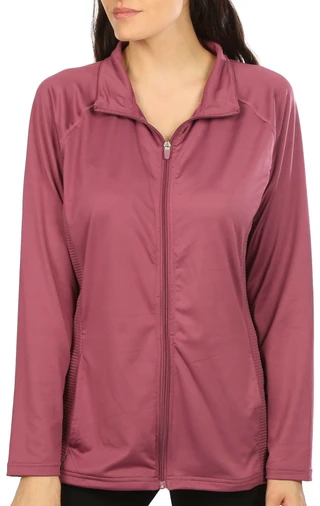 Thumbnail 2: Brisas Brisas Womens Long Sleeve Zip-Up Jacket 