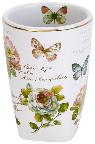 Thumbnail 1: AVANTI Avanti Butterfly Garden Bathroom Tumbler 