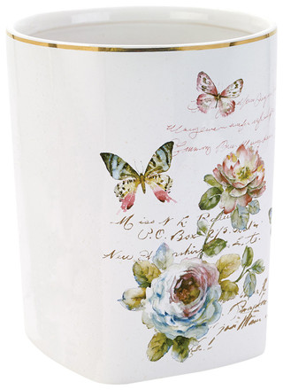 Thumbnail 1: AVANTI Avanti Butterfly Garden Wastebasket 