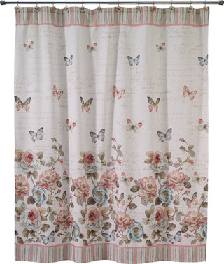 Thumbnail 1: AVANTI Avanti Butterfly Garden Shower Curtain 