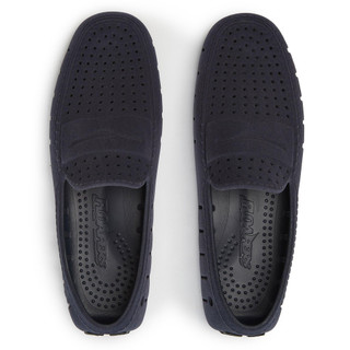 Thumbnail 5: Navy Vegan Suede