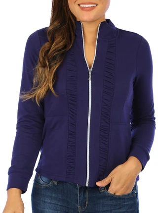 Thumbnail 3: Coral Bay Coral Bay Petite Ruched Panel Jacket 