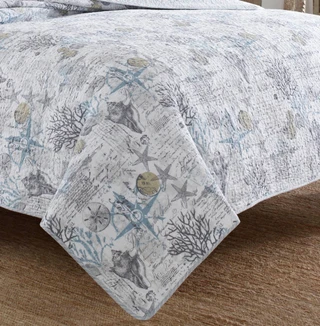 Thumbnail 12: TOMMY BAHAMA Tommy Bahama Beach Bliss Quilt Set 