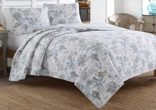 Thumbnail 4: TOMMY BAHAMA Tommy Bahama Beach Bliss Quilt Set 