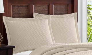Thumbnail 8: TOMMY BAHAMA Tommy Bahama Solid Quilt Set 