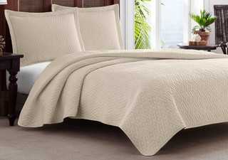 Thumbnail 4: TOMMY BAHAMA Tommy Bahama Solid Quilt Set 