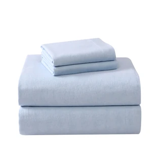 Thumbnail 1: Laura Ashley Laura Ashley Solid Cotton Flannel Sheet Set 