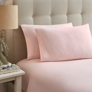 Thumbnail 2: Laura Ashley Laura Ashley Solid Cotton Flannel Sheet Set 