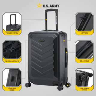 Thumbnail 17: US ARMY U.S. ARMY FOX 24 in. Hard Shell Check In Luggage 
