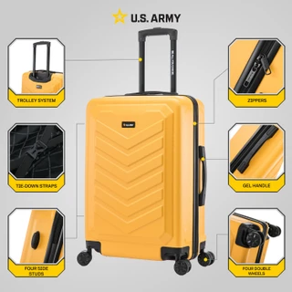 Thumbnail 34: US ARMY U.S. ARMY FOX 24 in. Hard Shell Check In Luggage 
