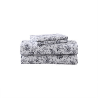 Thumbnail 5: Laura Ashley Laura Ashley Faye Toile Cotton Flannel Sheet Set 