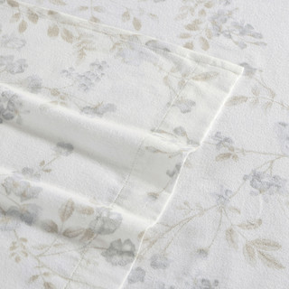 Thumbnail 20: Laura Ashley Laura Ashley Fawna Cotton Flannel Sheet Set 