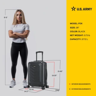Thumbnail 36: US ARMY U.S. ARMY FOX 20 in. Hard Shell Carry On Luggage 