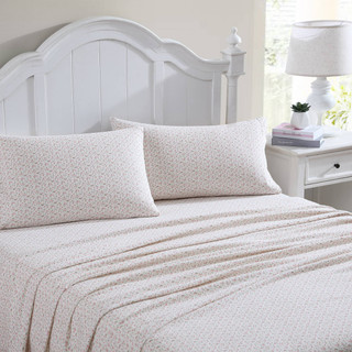 Thumbnail 10: Laura Ashley Laura Ashley Evie Ditsy Cotton Flannel Sheet Set 
